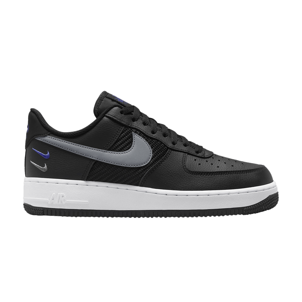 NIKE AIR FORCE 1 07' ‘Double Swoosh Black’